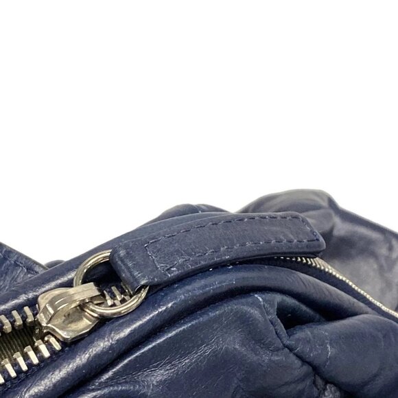 Auth CHANEL In The Mix/Ultra Stitch - Navy Vintage Calf Leather Handbag - Picture 12 of 16